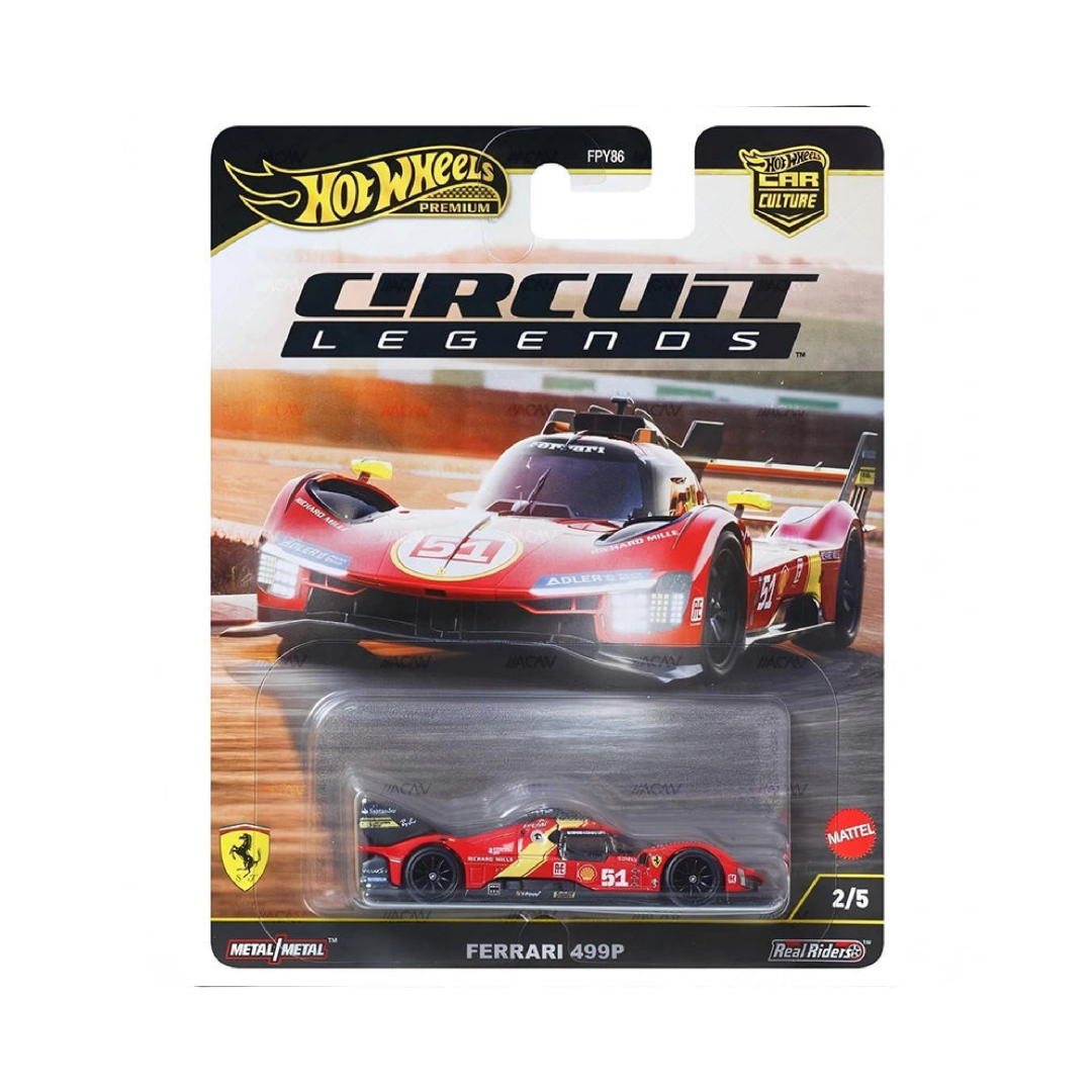 Hot Wheels Ferrari 499P Red