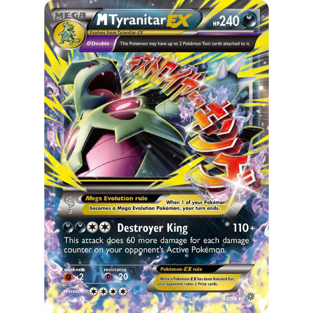 M Tyranitar EX - XY - Ancient Origins