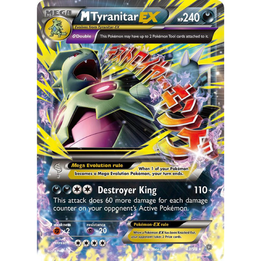 M Tyranitar EX - XY - Ancient Origins