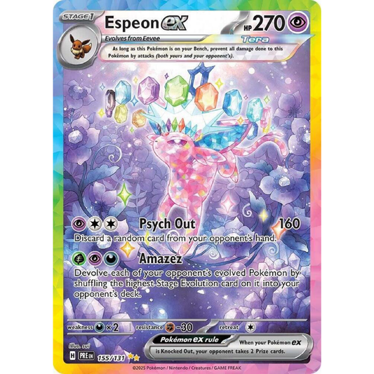 Espeon ex - 155/131 - SV: Prismatic Evolutions
