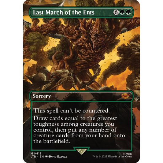 Last March of the Ents (Borderless) - Universes Beyond: The Lord of the Rings: Tales of Middle-earth