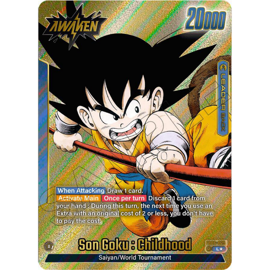 Son Goku : Childhood - FB06-025 (Gold) - Manga Booster 01