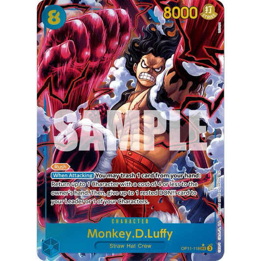 Monkey.D.Luffy (118) (Alternate Art) - A Fist of Divine Speed