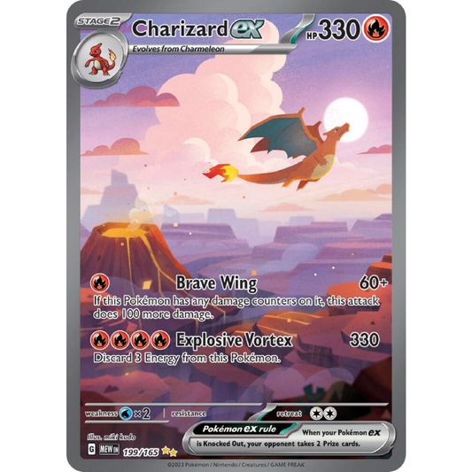 Charizard ex - 199/165 - SV: Scarlet & Violet 151
