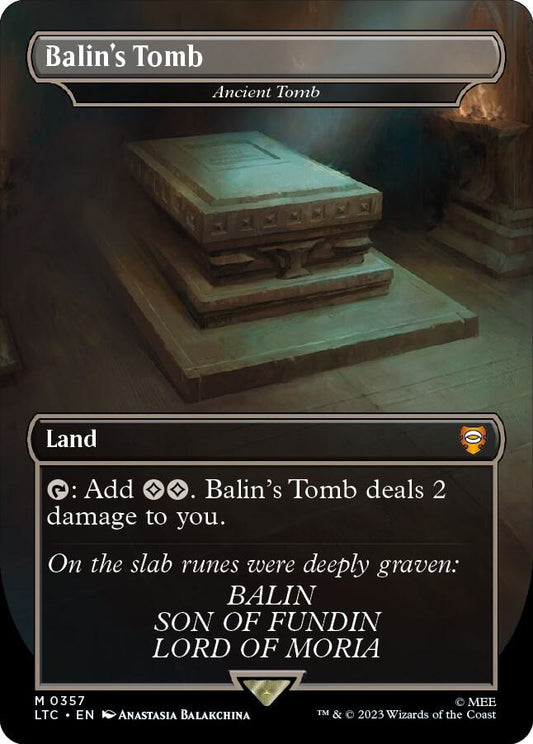 Balin's Tomb - Ancient Tomb - Commander: The Lord of the Rings: Tales of Middle-earth