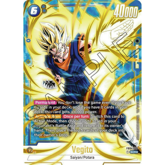Vegito - FB04-130 (Alternate Art) - Ultra Limit (FB04)