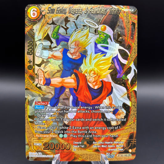 Son Goku, Vegeta, & Paikuhan, Trinity - Three Glorious Fighters Single Card