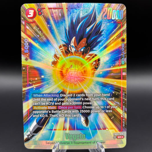 Vegeta - FB03-020 (Alternate Art) - Raging Roar Single Card