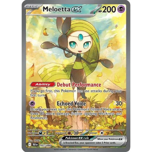 Meloetta ex - 167/086 - SV: Black Bolt