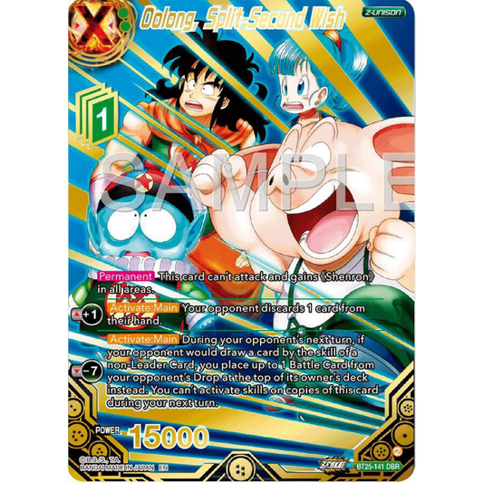 Oolong, Split-Second Wish (DBR) - Legend of the Dragon Balls
