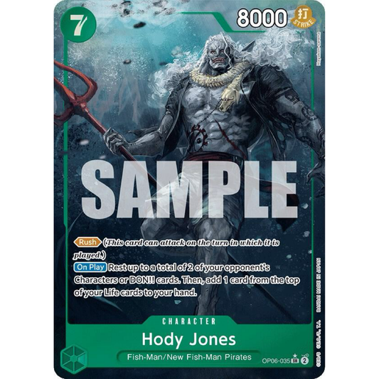 Hody Jones (035) (Alternate Art) - Wings of the Captain