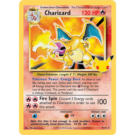Charizard 4/102 - Celebrations: Classic Collection