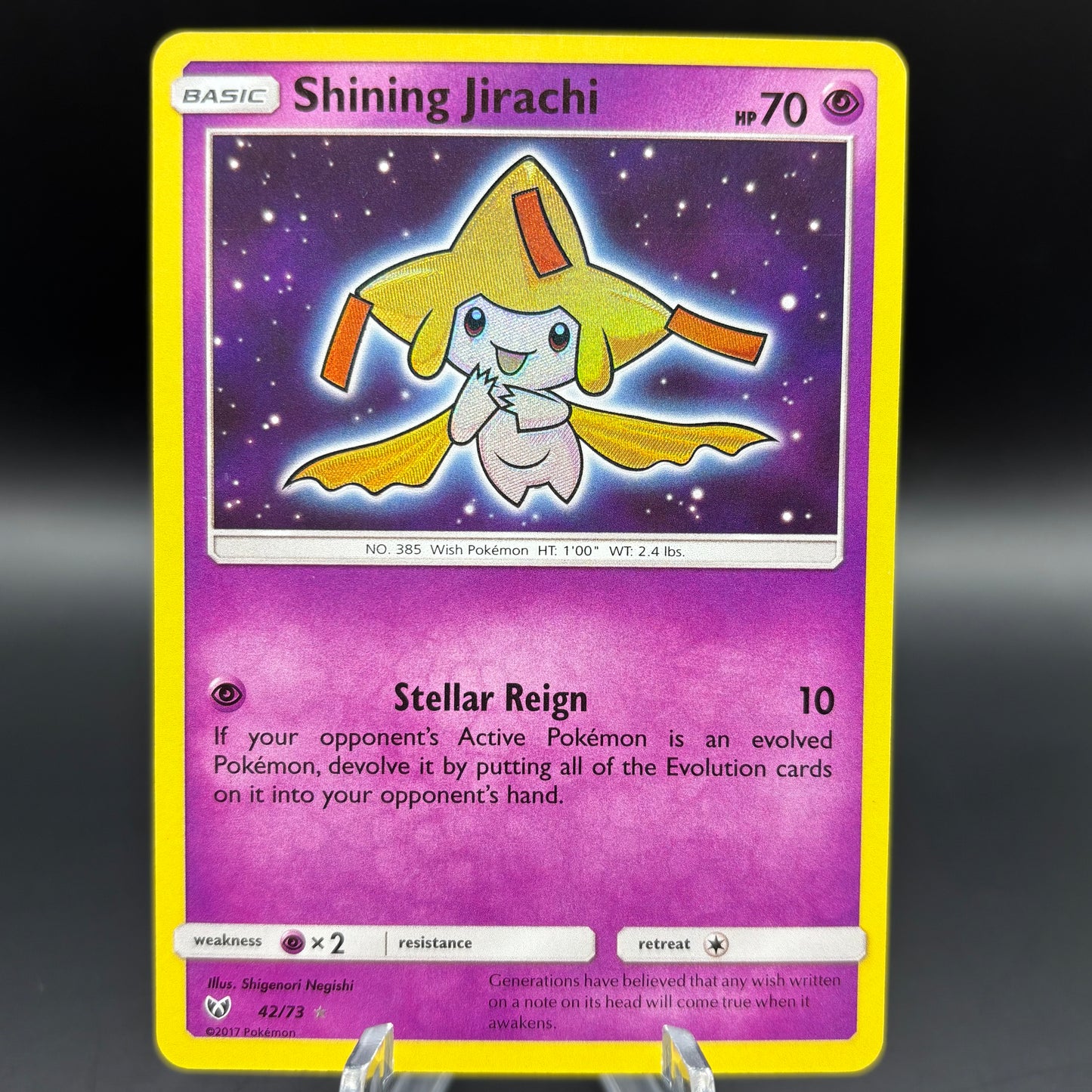 Shining Jirachi - Shining Legends Single Card