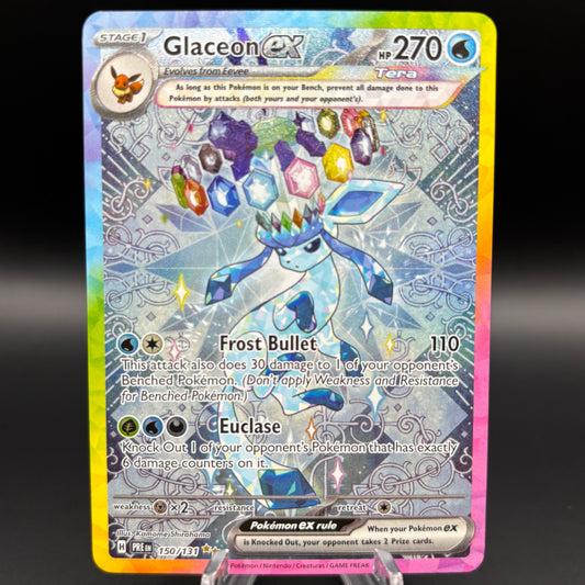 Glaceon ex - 150/131 - SV: Prismatic Evolutions Single Card