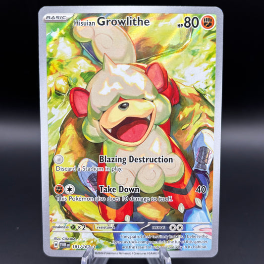 Hisuian Growlithe - 181/167 - SV06: Twilight Masquerade Single Card