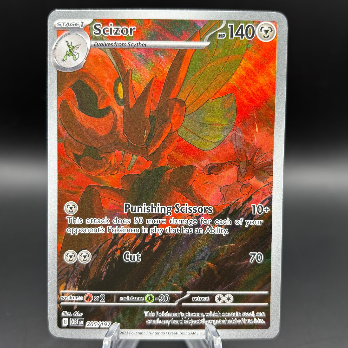 Scizor - 205/197 - SV03: Obsidian Flames Single Card