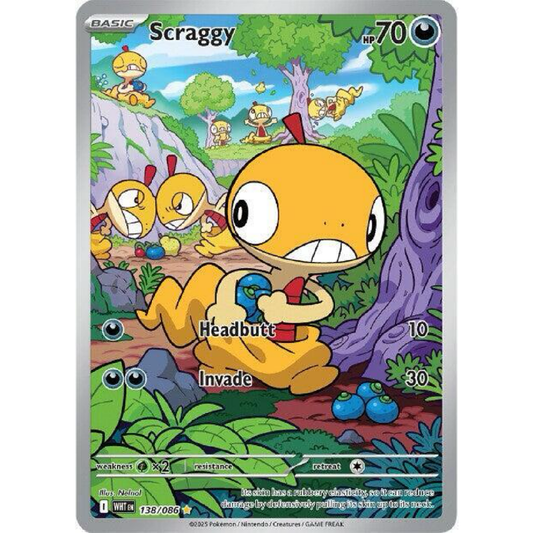 Scraggy - 138/086 - SV: White Flare