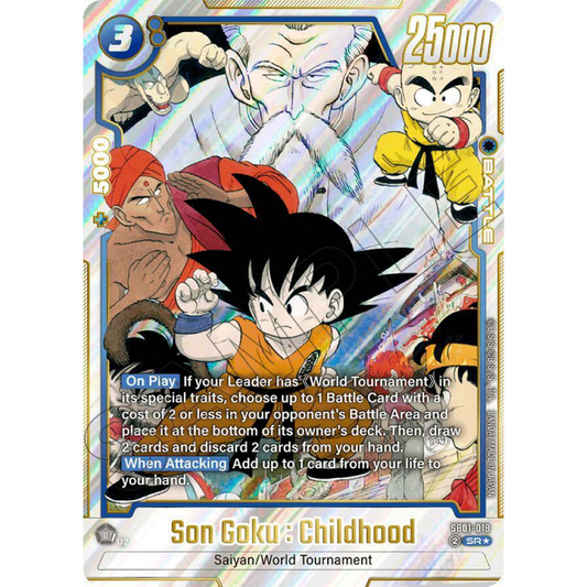 Son Goku : Childhood - SB01-018 (Alternate Art) - Manga Booster 01 (SB01)