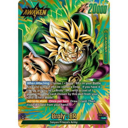 Broly : BR - FB06-048 (Alternate Art) - Rivals Clash (FB06)