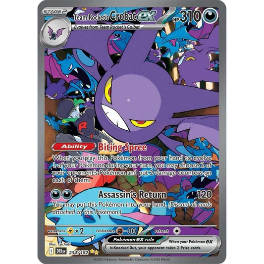 Team Rocket's Crobat ex - 234/182 - SV10: Destined Rivals