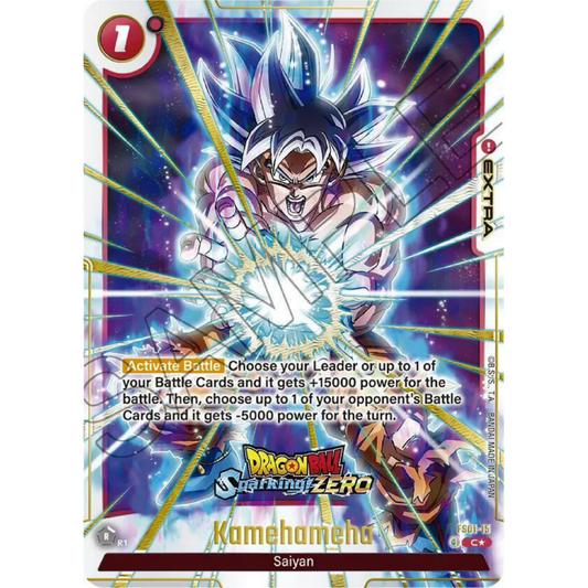 Kamehameha (Dragon Ball Sparking! ZERO) - Fusion World Promotion Cards and Packs