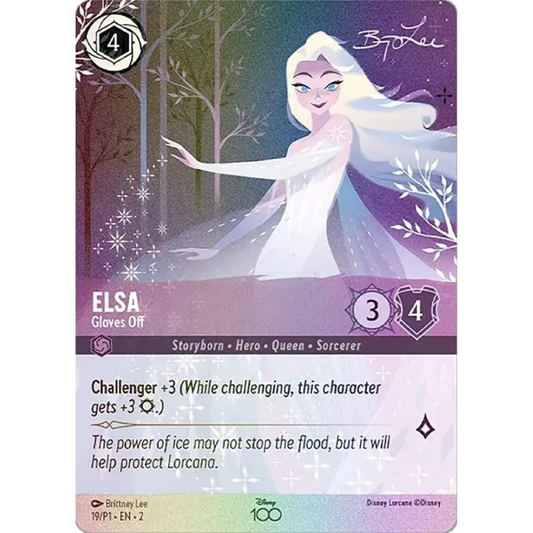 Elsa - Gloves Off (Alternate Art) - Disney100 Promos