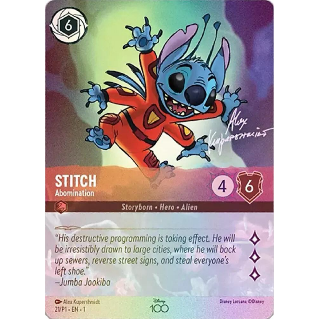 Stitch - Abomination (Alternate Art) - Disney100 Promos