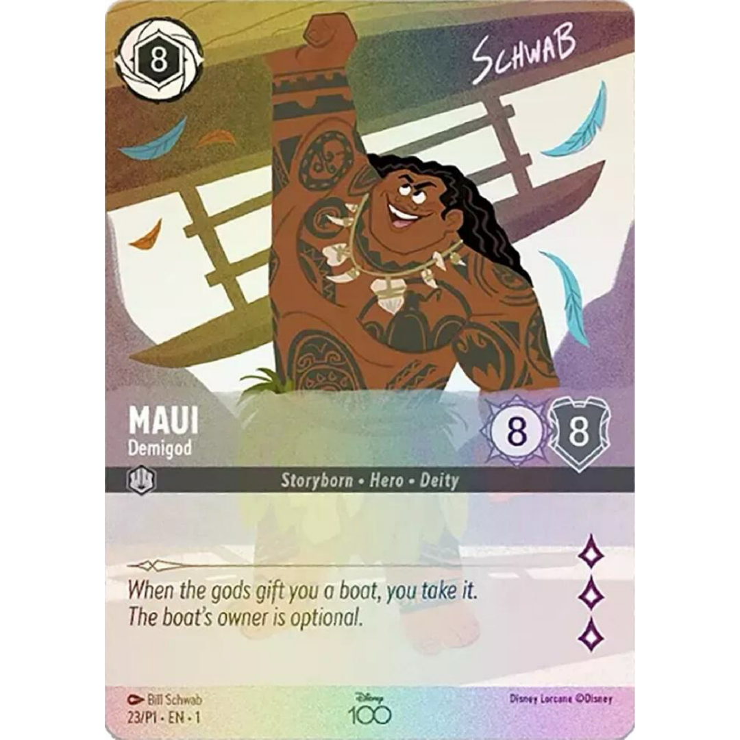 Maui - Demigod (Alternate Art) - Disney100 Promos