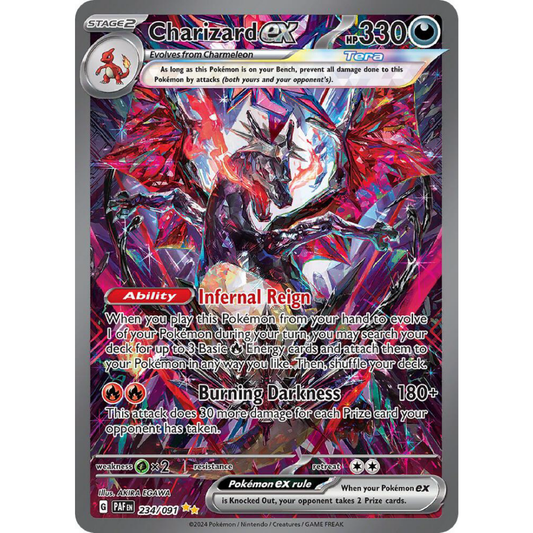 Charizard ex - 234/091 - SV: Paldean Fates