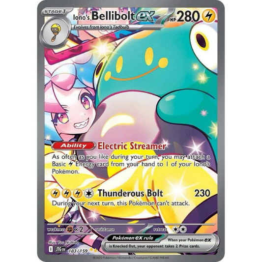 Iono's Bellibolt ex - 183/159 - SV09: Journey Together (ENGLISH)