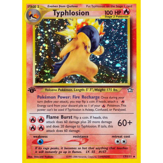 Typhlosion (17) - Neo Genesis (NM)