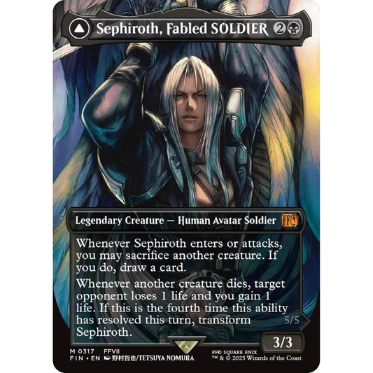 Sephiroth, Fabled SOLDIER (0317) (Borderless foil) - FINAL FANTASY