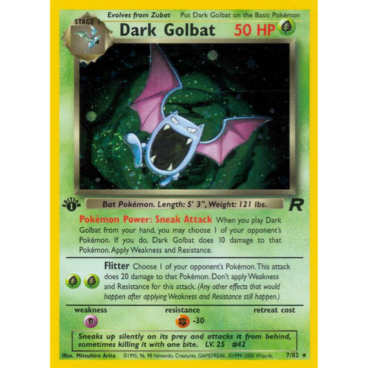 Dark Golbat (7) - Team Rocket (TR)