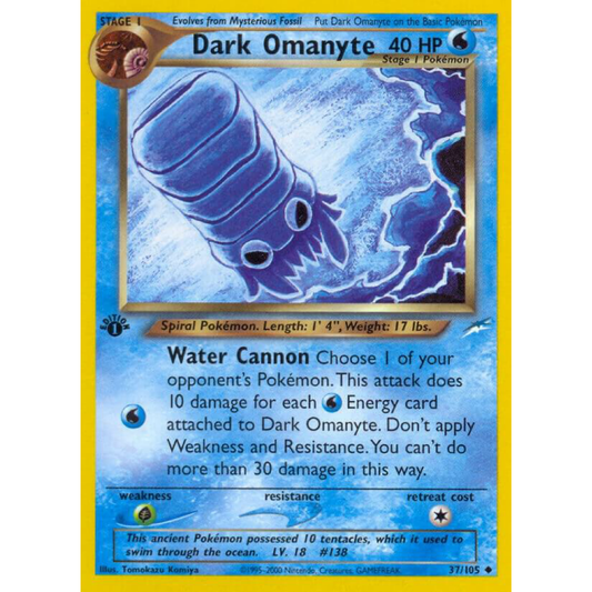 Dark Omanyte - Neo Destiny