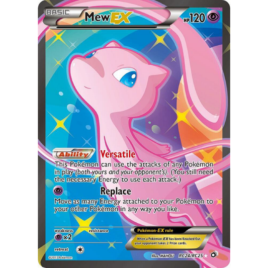 Mew EX (Full Art) - Legendary Treasures: Radiant Collection