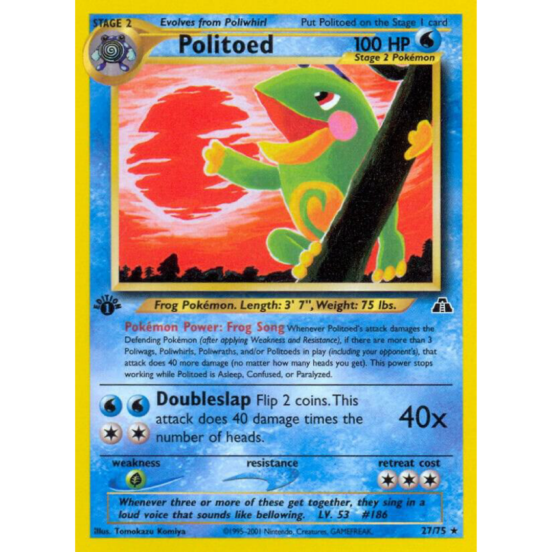 Politoed (27) - Neo Discovery