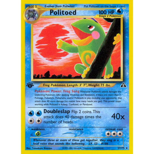 Politoed (27) - Neo Discovery
