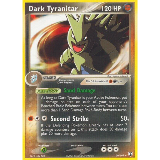 Dark Tyranitar - 020/109 - Team Rocket Returns