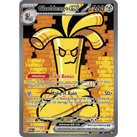 Gholdengo ex - 252/182 - SV04: Paradox Rift