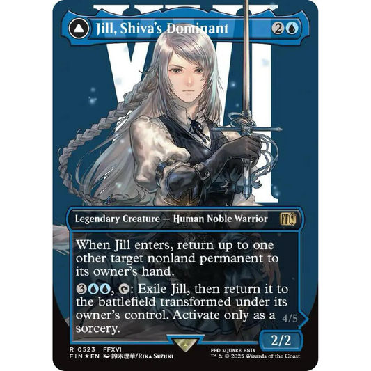 Jill, Shiva's Dominant (Borderless) (Surge Foil) - FINAL FANTASY