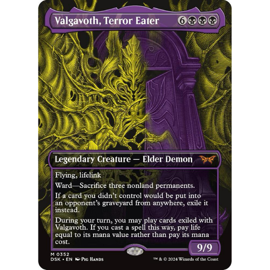 Valgavoth, Terror Eater #0352(Showcase) - Duskmourn: House of Horror