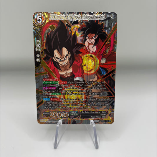 SS4 Son Goku & SS4 Vegeta, Striking a Weak Point (Collector Booster Gold) - Beyond Generations Single Card