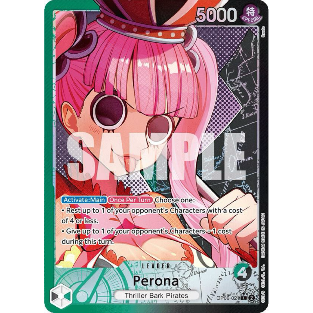 Perona Leader OP06-021 Alternate Art - Wings of the Captain