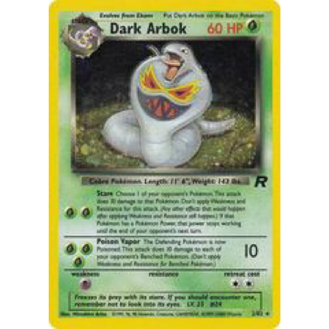 Dark Arbok #2 Pokemon Team Rocket (LP)