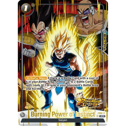 Burning Power of Instinct (Bonus Pack Alternate Art) - Starter Deck 9: Shallot (FS09)
