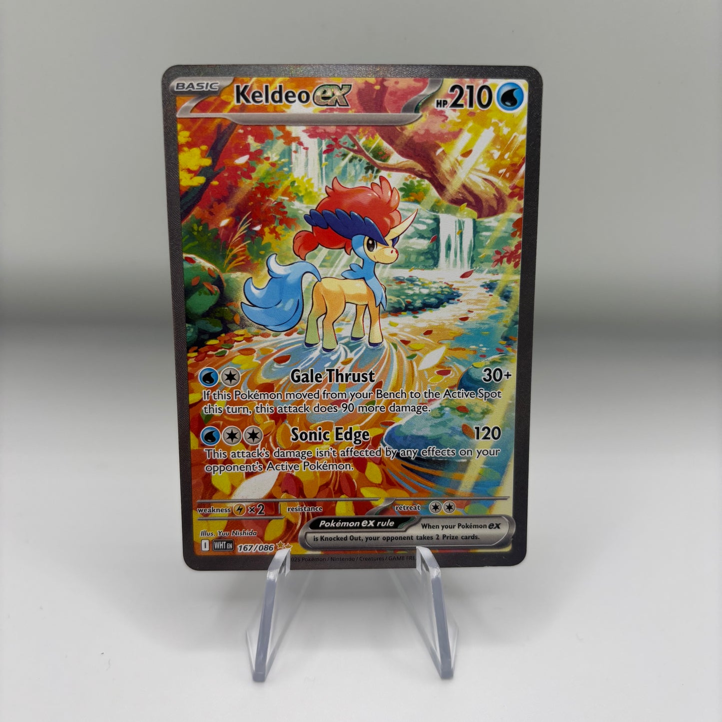 Keldeo ex - 167/086 - SV: White Flare Single Card