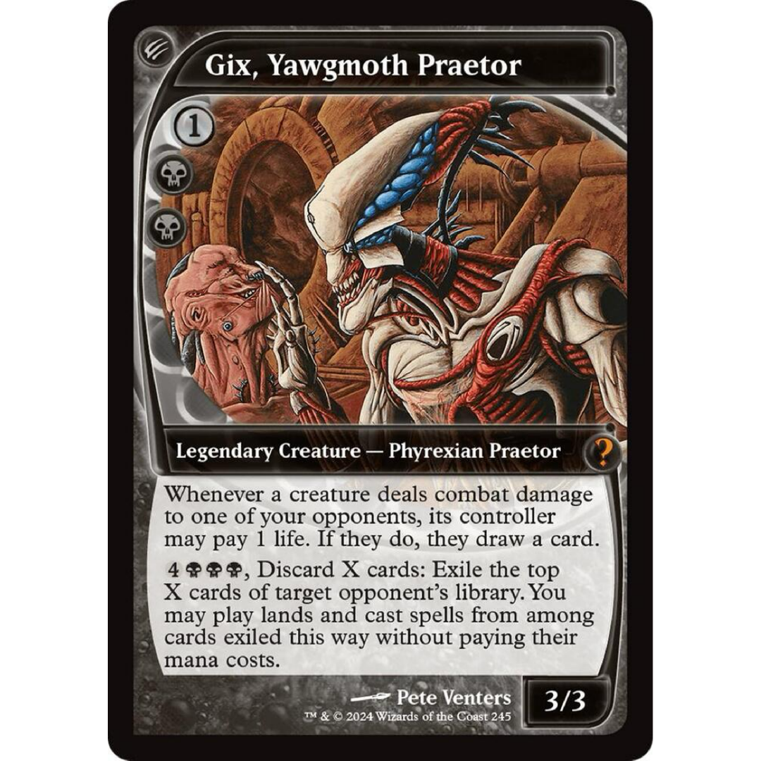 Gix, Yawgmoth Praetor (Future Sight) - Mystery Booster 2 Single Card