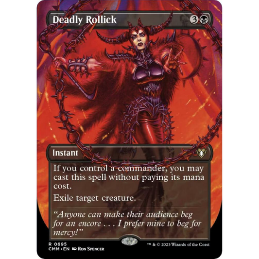 Deadly Rollick (Borderless) - Commander Masters