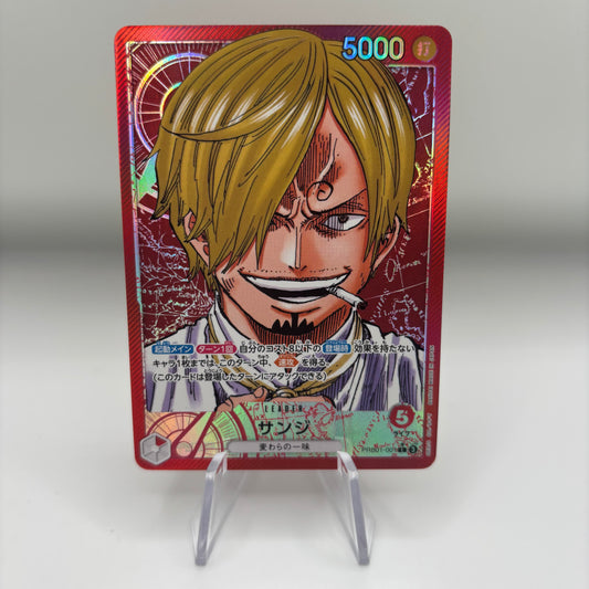 Sanji (PRB01-001) Japanese (Alternate Art) - Premium Booster -The Best Single Card