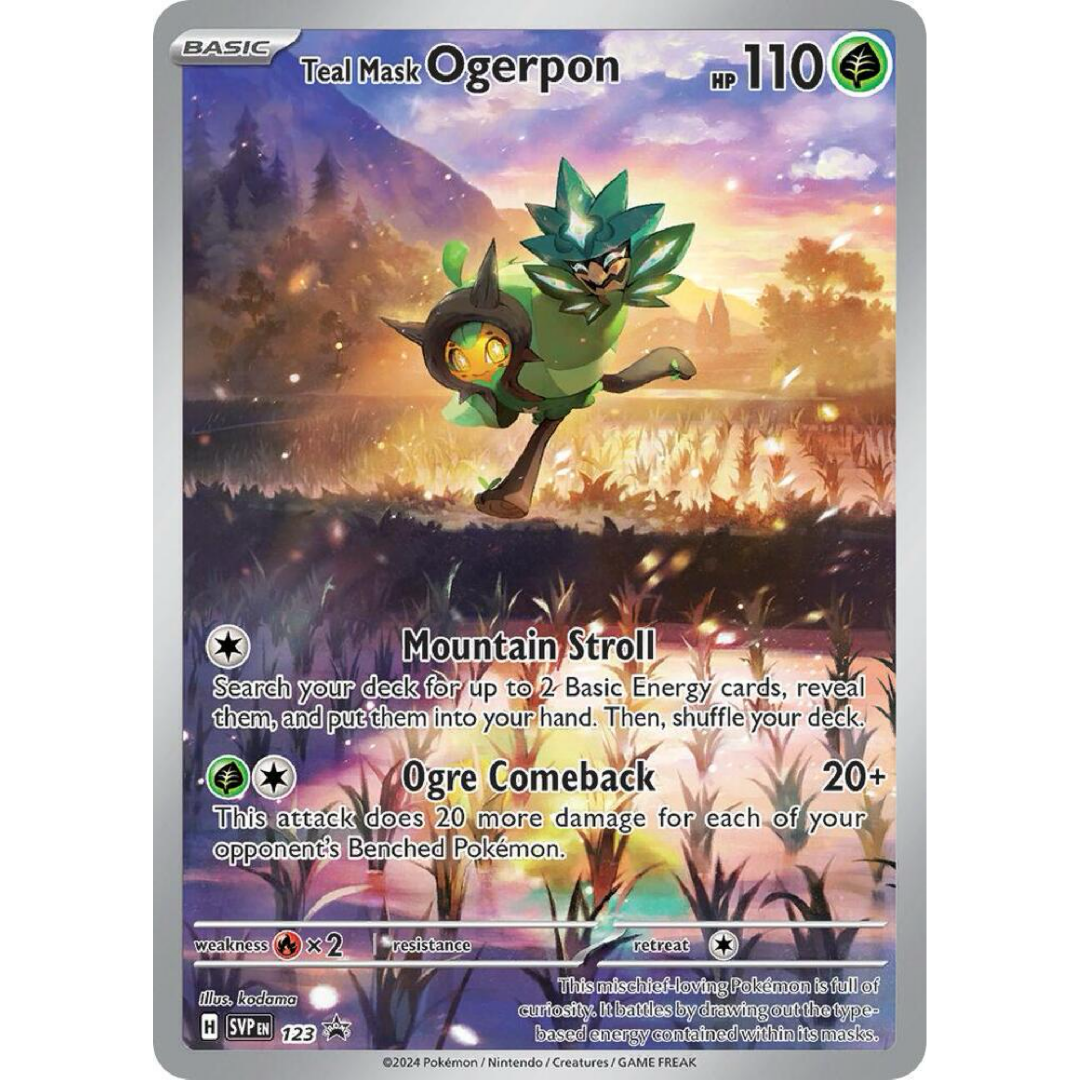 Teal Mask Ogerpon - 123 - SV: Scarlet & Violet *sealed promo*